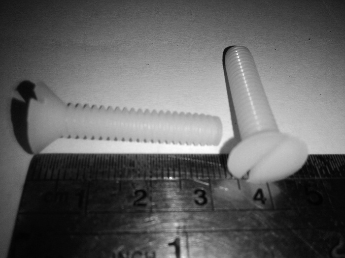 Nylon Screw for VGun 6mm x 31mm